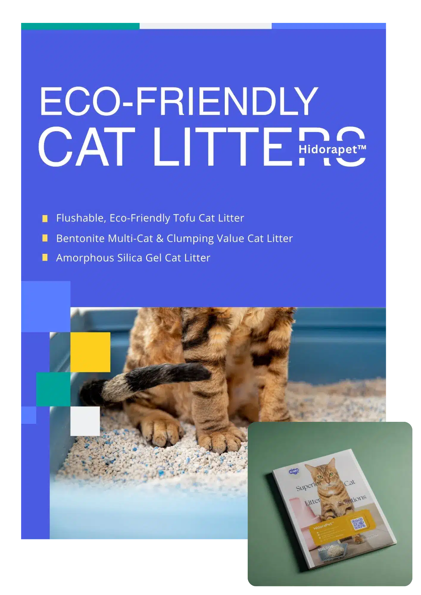 Hidorapet环保猫砂产品手册封面
